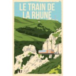 AF41- Lot de 5 Affiches Le Train de la Rhune